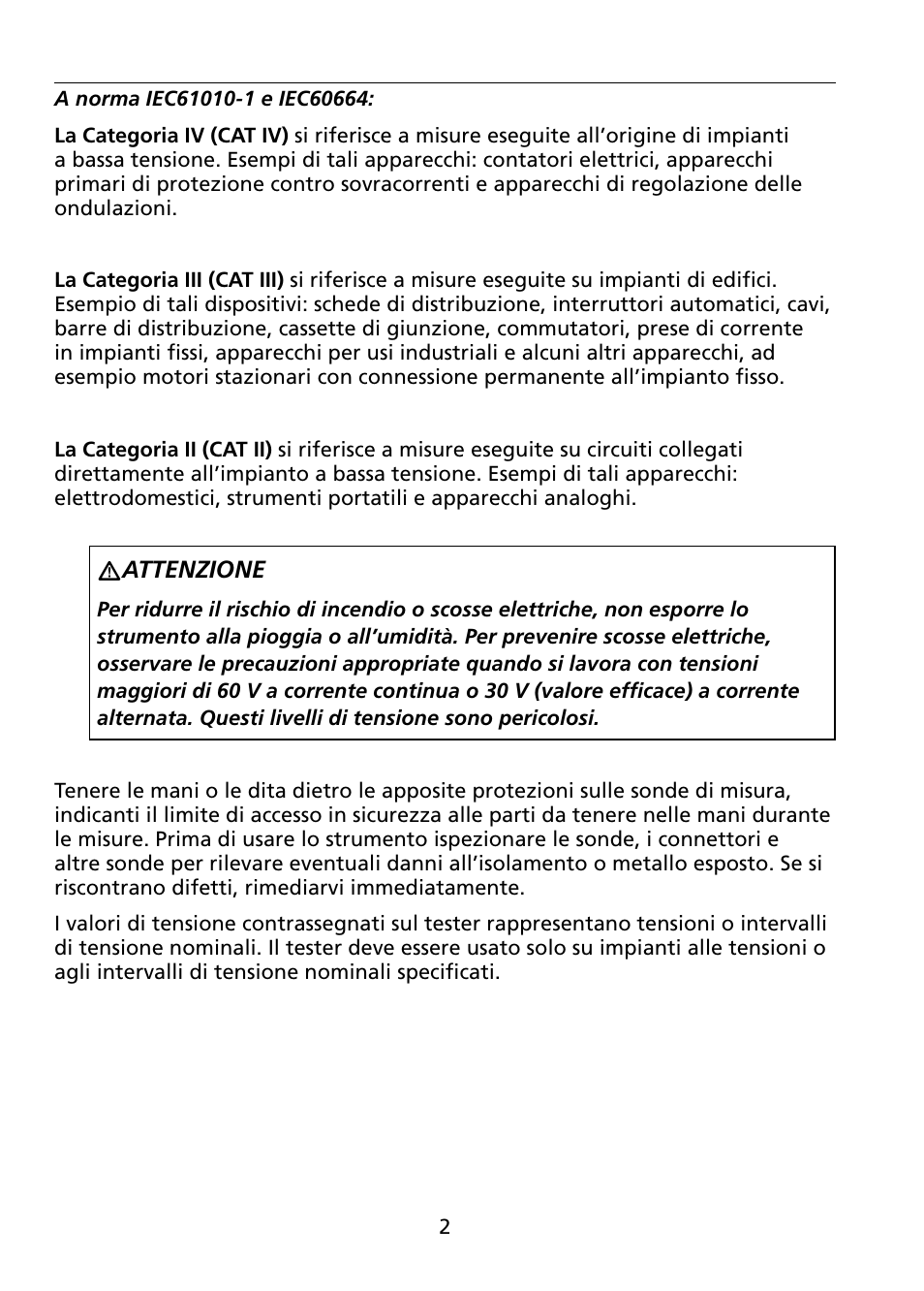 Amprobe VPC-30 VPC-31 Voltage-Continuity User Manual | Page 62 / 96