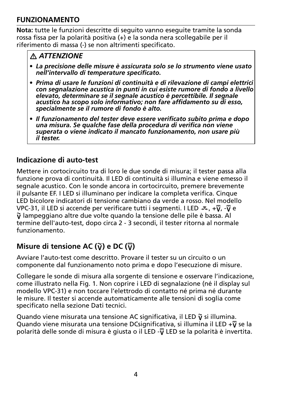 Amprobe VPC-30 VPC-31 Voltage-Continuity User Manual | Page 64 / 96