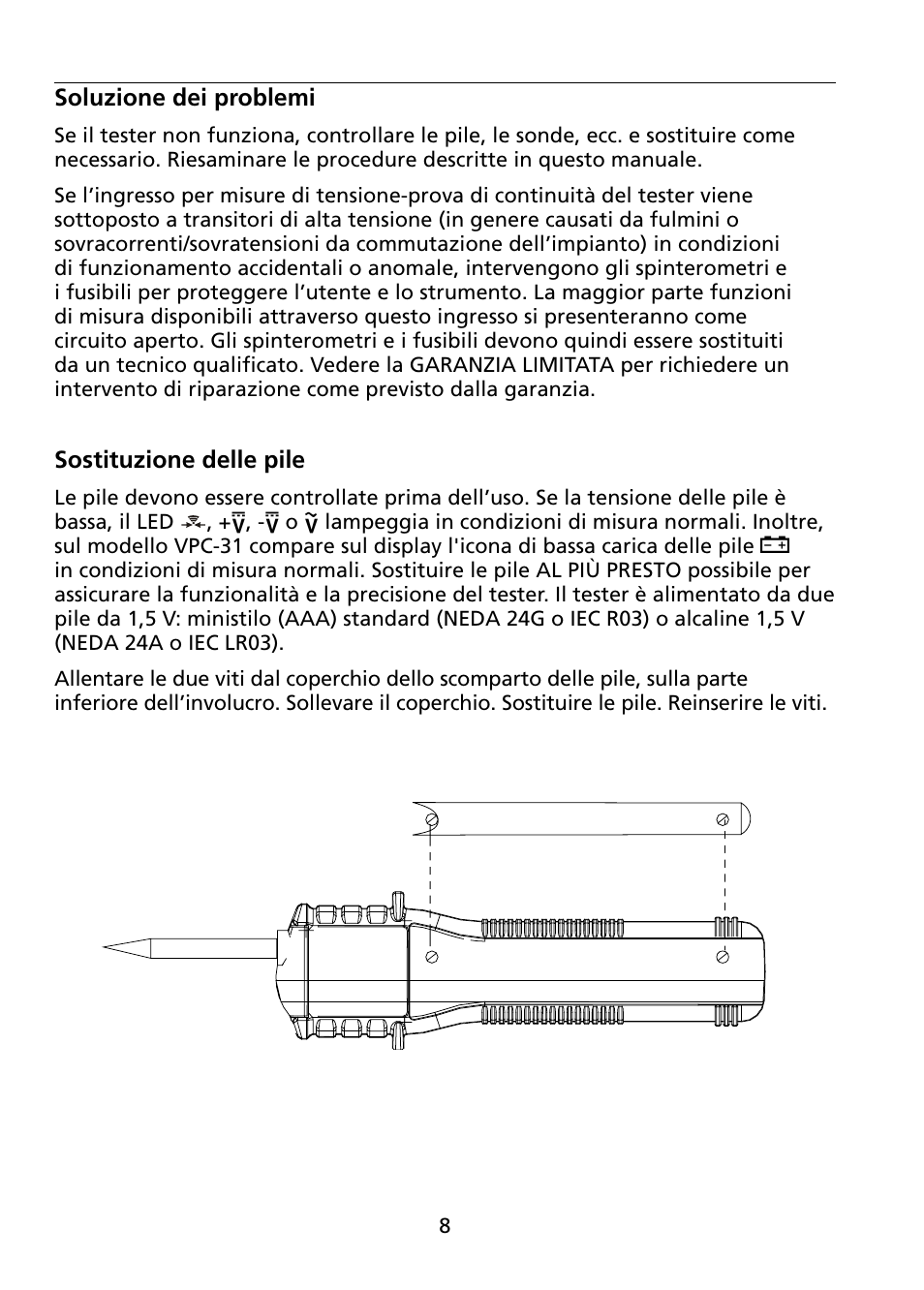 Amprobe VPC-30 VPC-31 Voltage-Continuity User Manual | Page 68 / 96