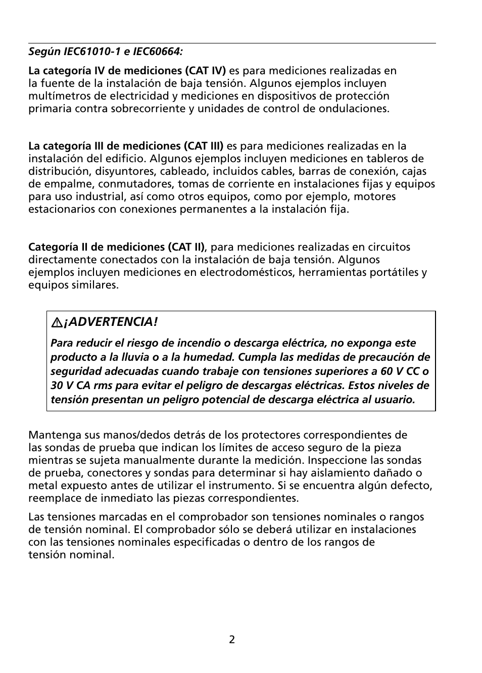 Amprobe VPC-30 VPC-31 Voltage-Continuity User Manual | Page 80 / 96