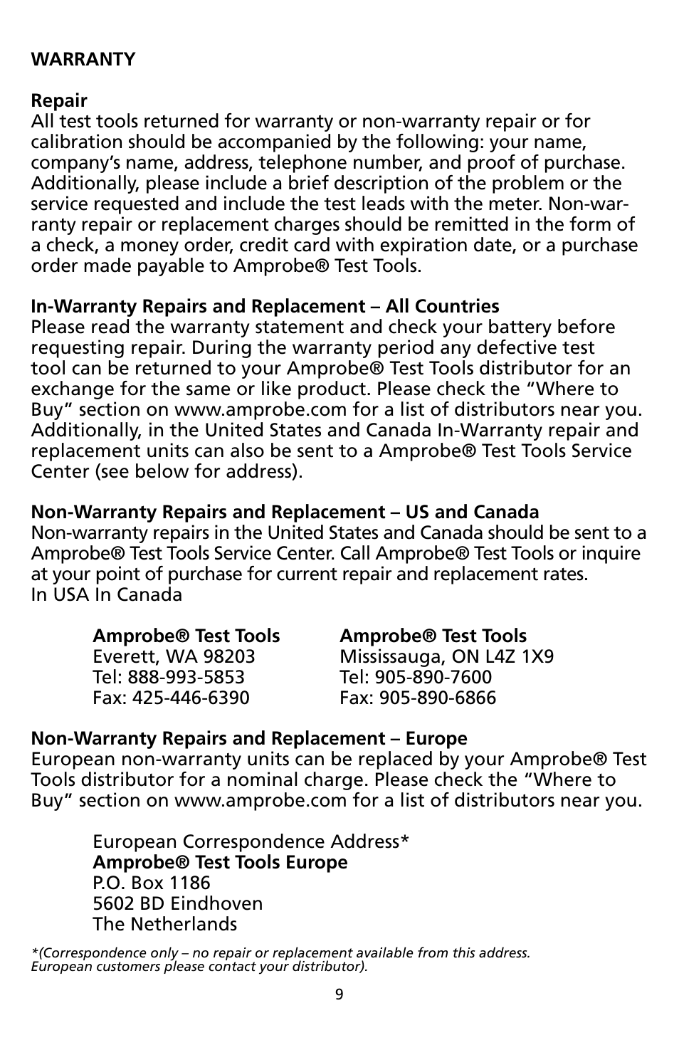 Amprobe TIC300CC TIC-Tracer User Manual | Page 13 / 76
