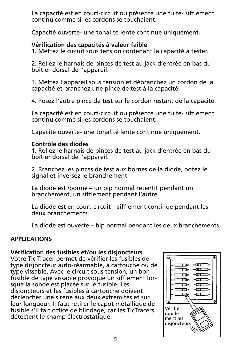 Amprobe TIC300CC TIC-Tracer User Manual | Page 21 / 76