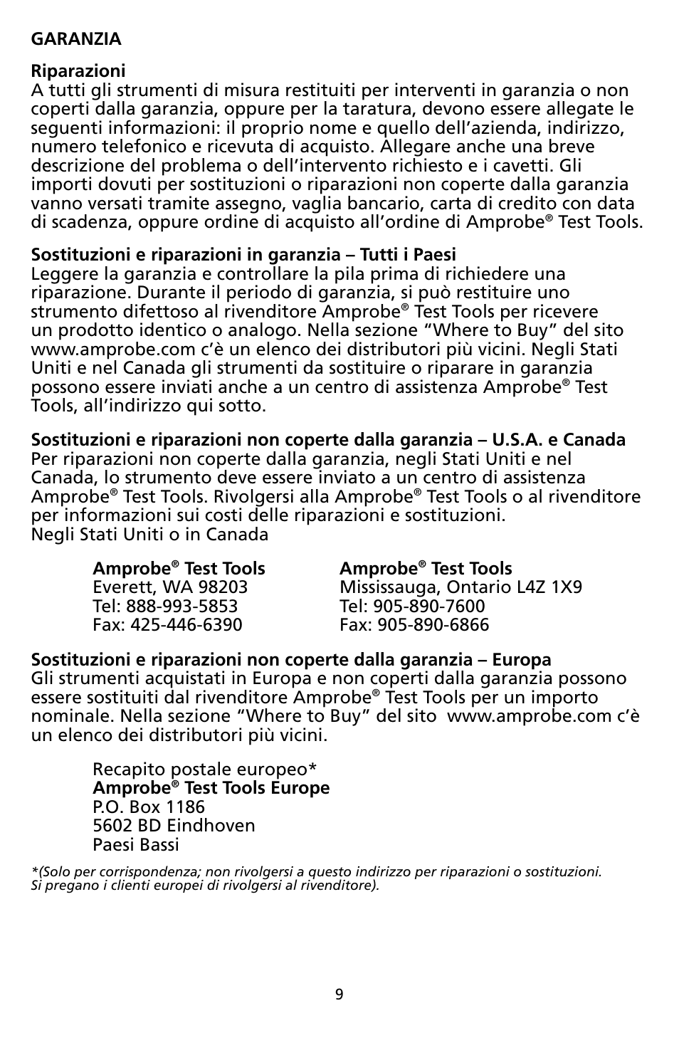 Amprobe TIC300CC TIC-Tracer User Manual | Page 37 / 76