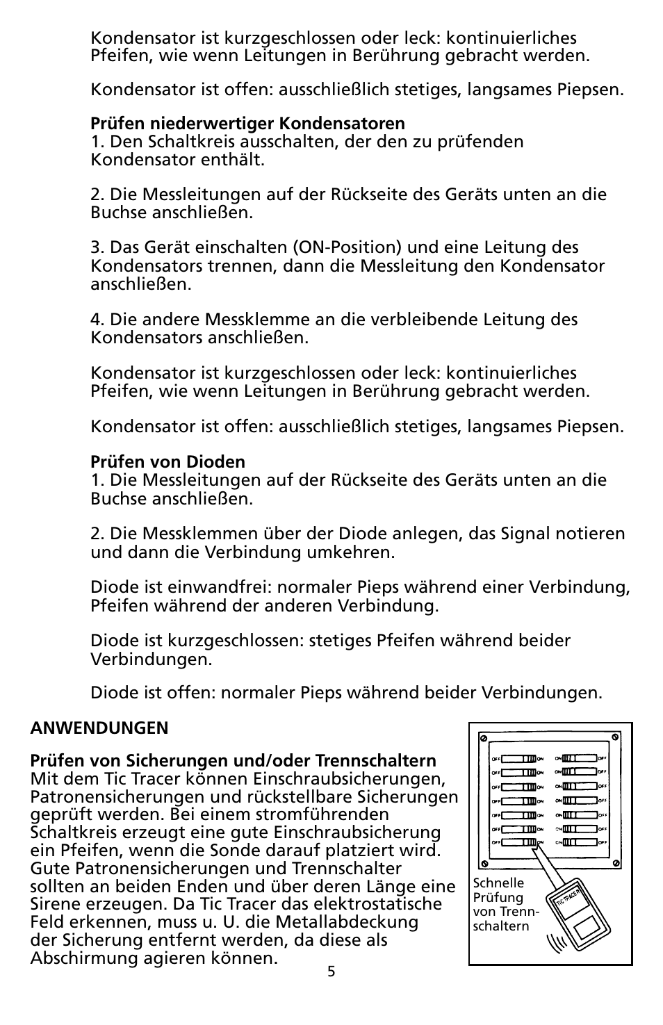 Amprobe TIC300CC TIC-Tracer User Manual | Page 45 / 76