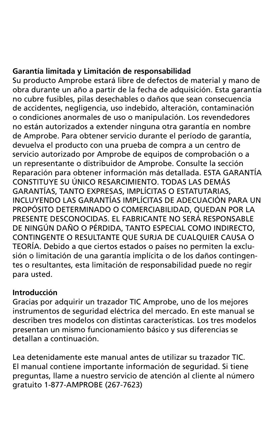 Amprobe TIC300CC TIC-Tracer User Manual | Page 52 / 76