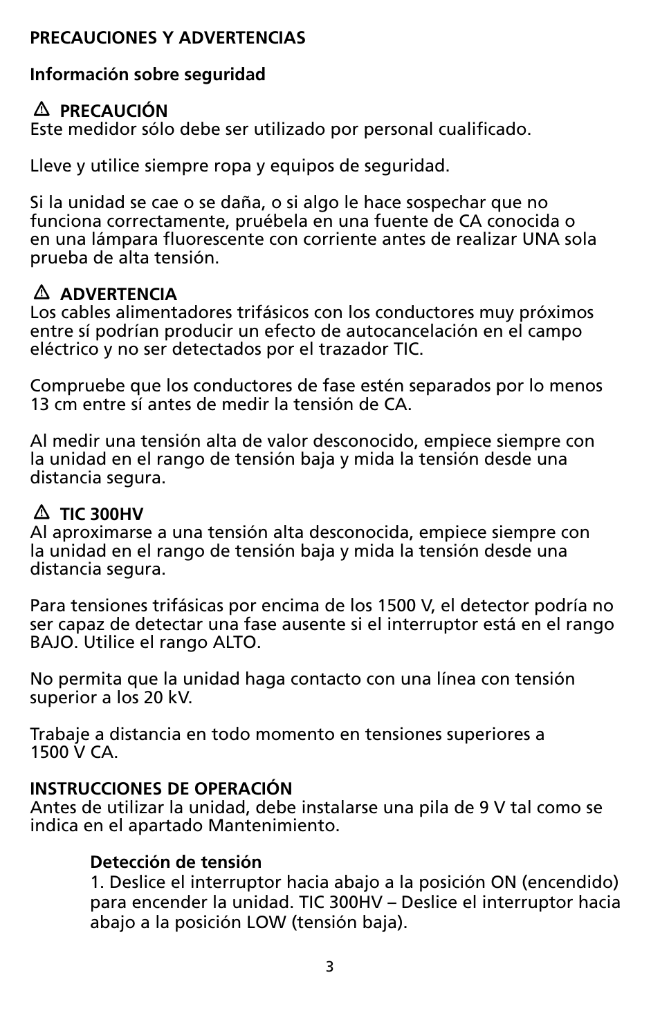 Amprobe TIC300CC TIC-Tracer User Manual | Page 55 / 76