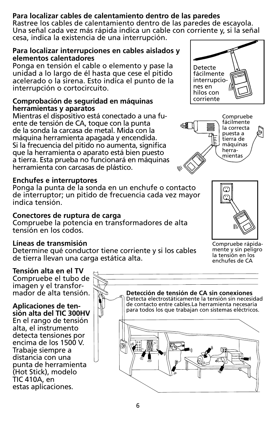 Amprobe TIC300CC TIC-Tracer User Manual | Page 58 / 76