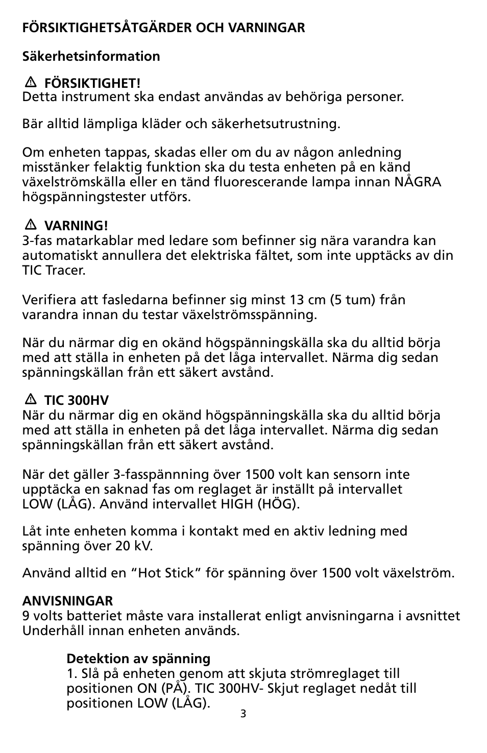 Amprobe TIC300CC TIC-Tracer User Manual | Page 67 / 76