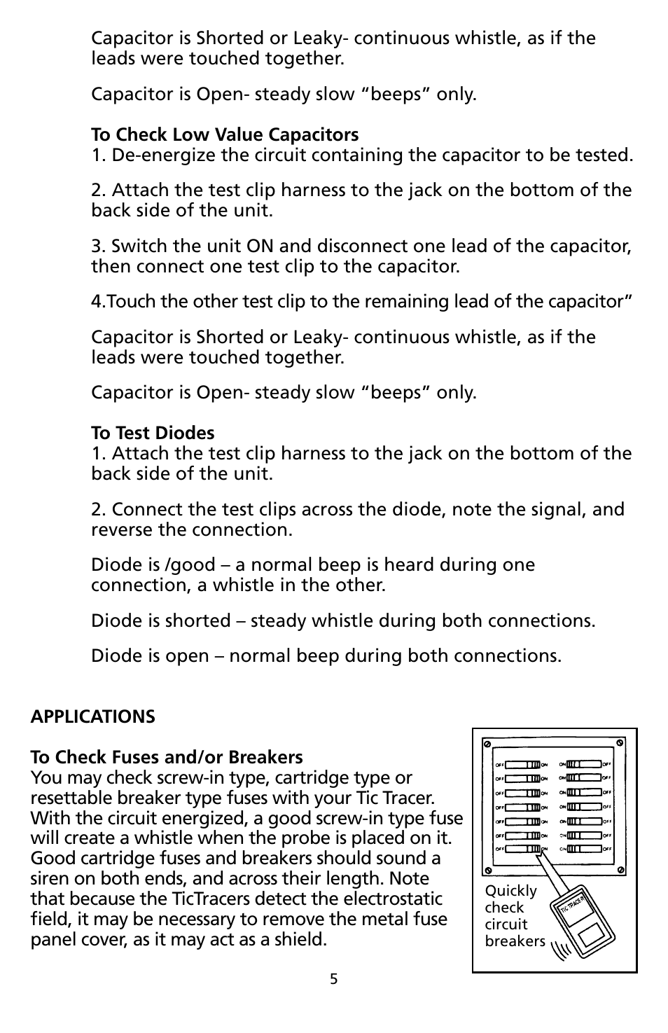 Amprobe TIC300CC TIC-Tracer User Manual | Page 9 / 76