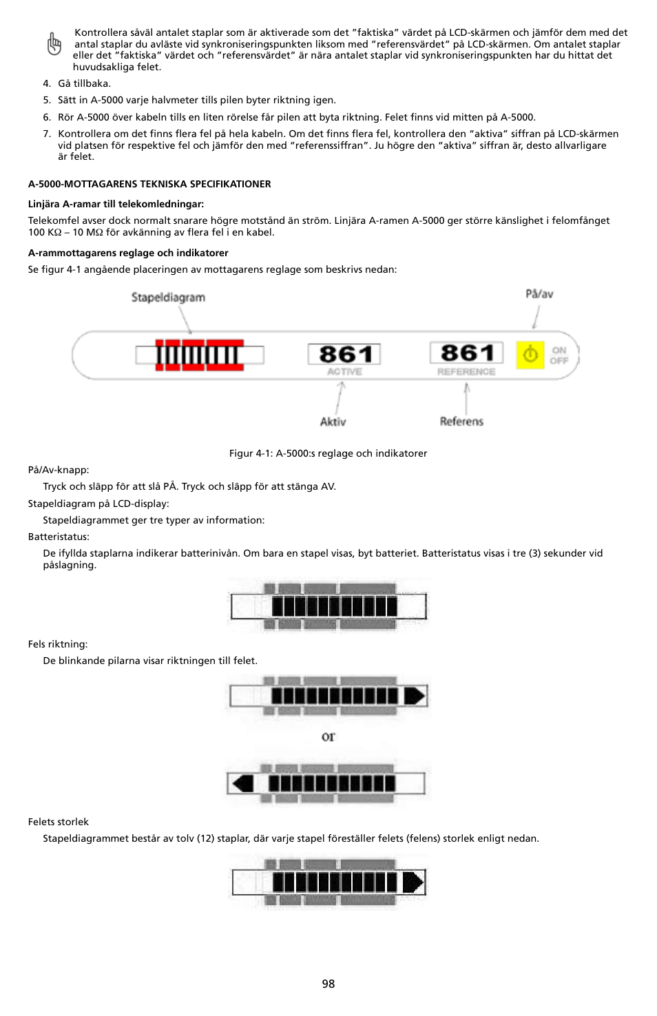 Amprobe A-5000 Sheath Fault Locator User Manual | Page 100 / 110