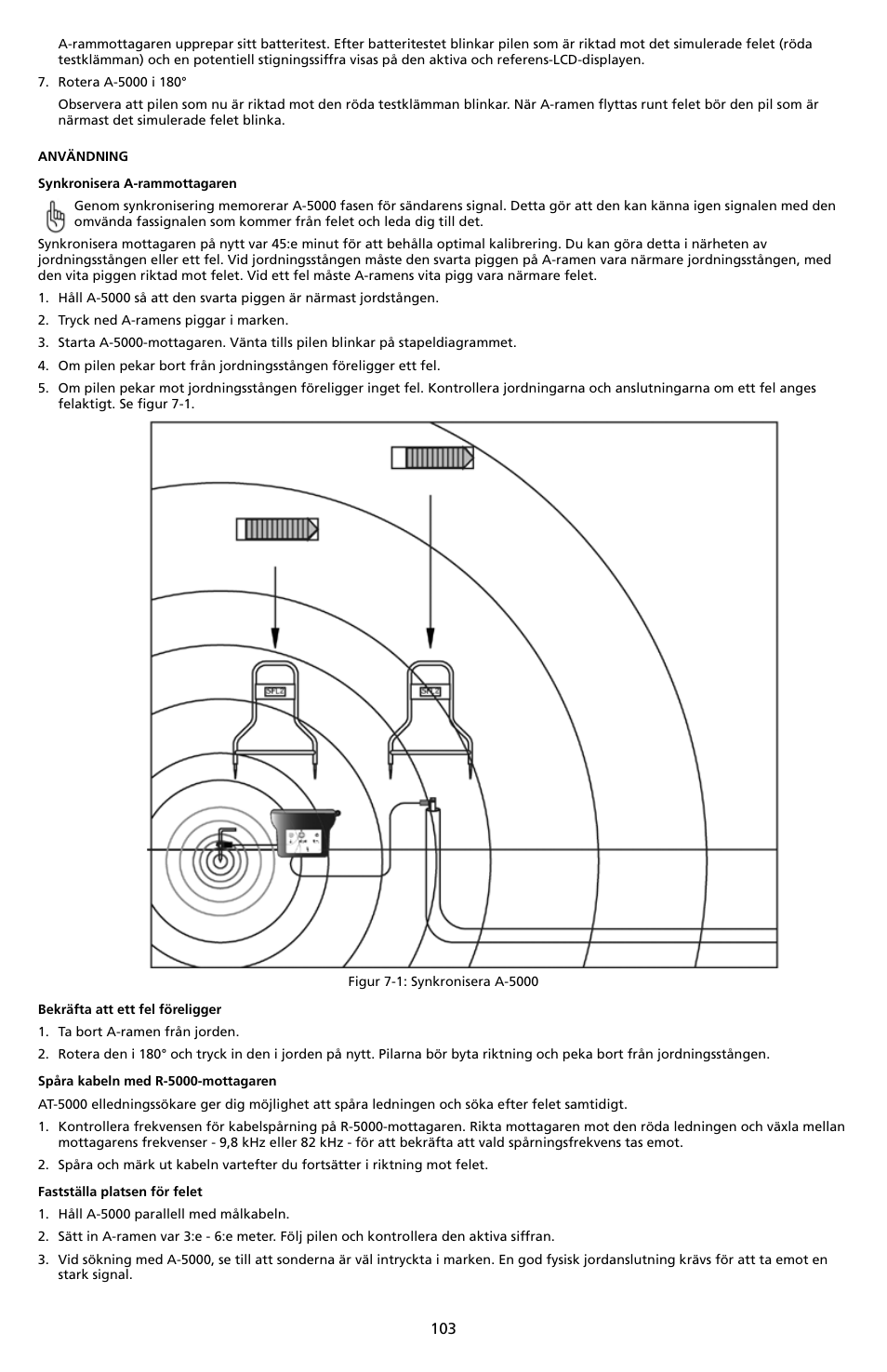 Amprobe A-5000 Sheath Fault Locator User Manual | Page 105 / 110