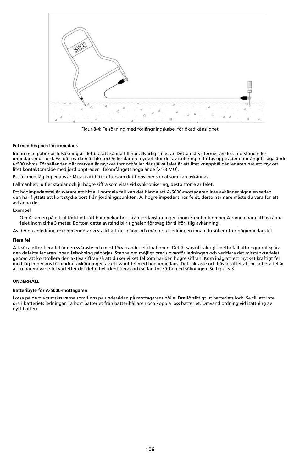 Amprobe A-5000 Sheath Fault Locator User Manual | Page 108 / 110