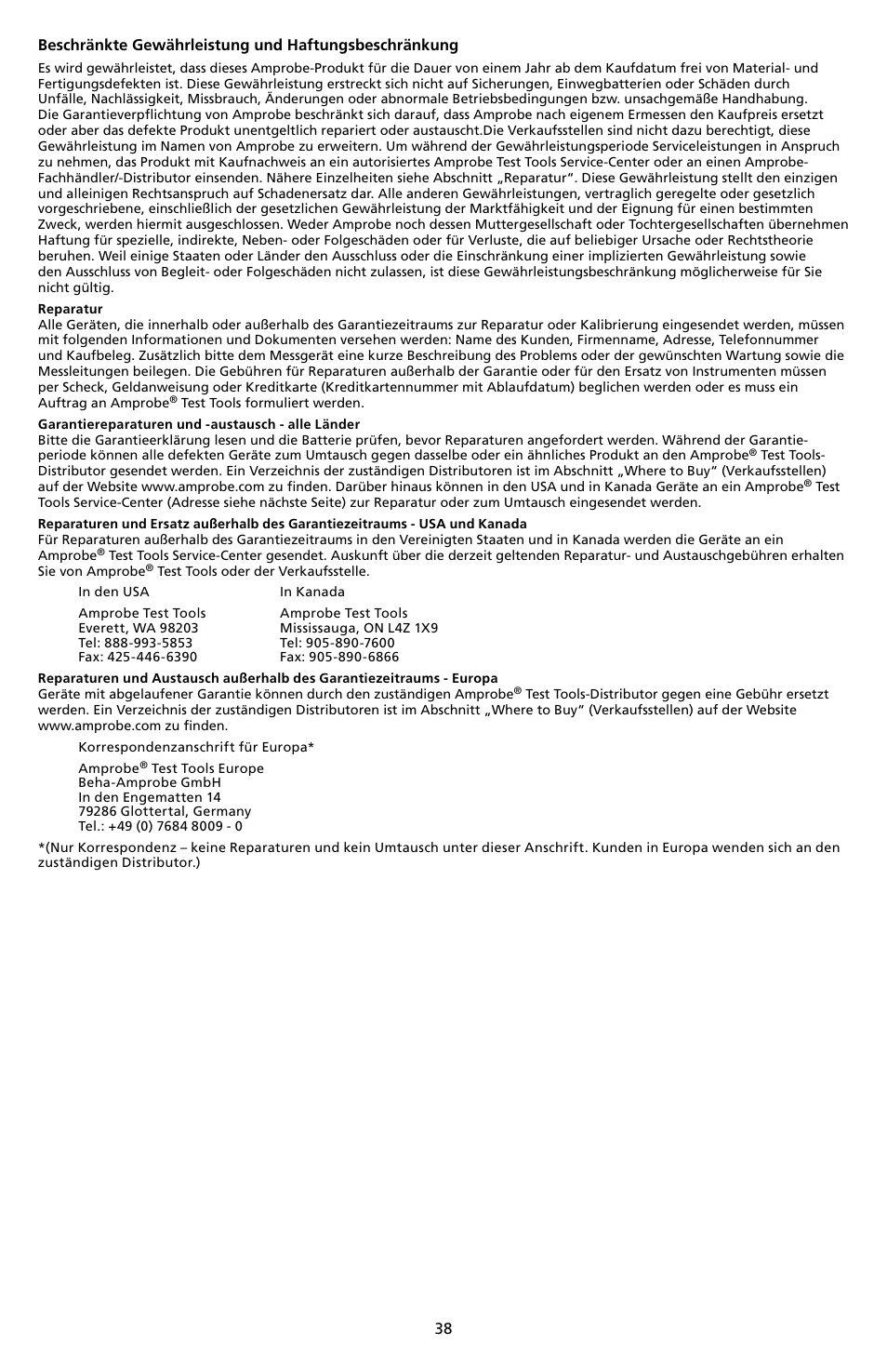 Amprobe A-5000 Sheath Fault Locator User Manual | Page 40 / 110