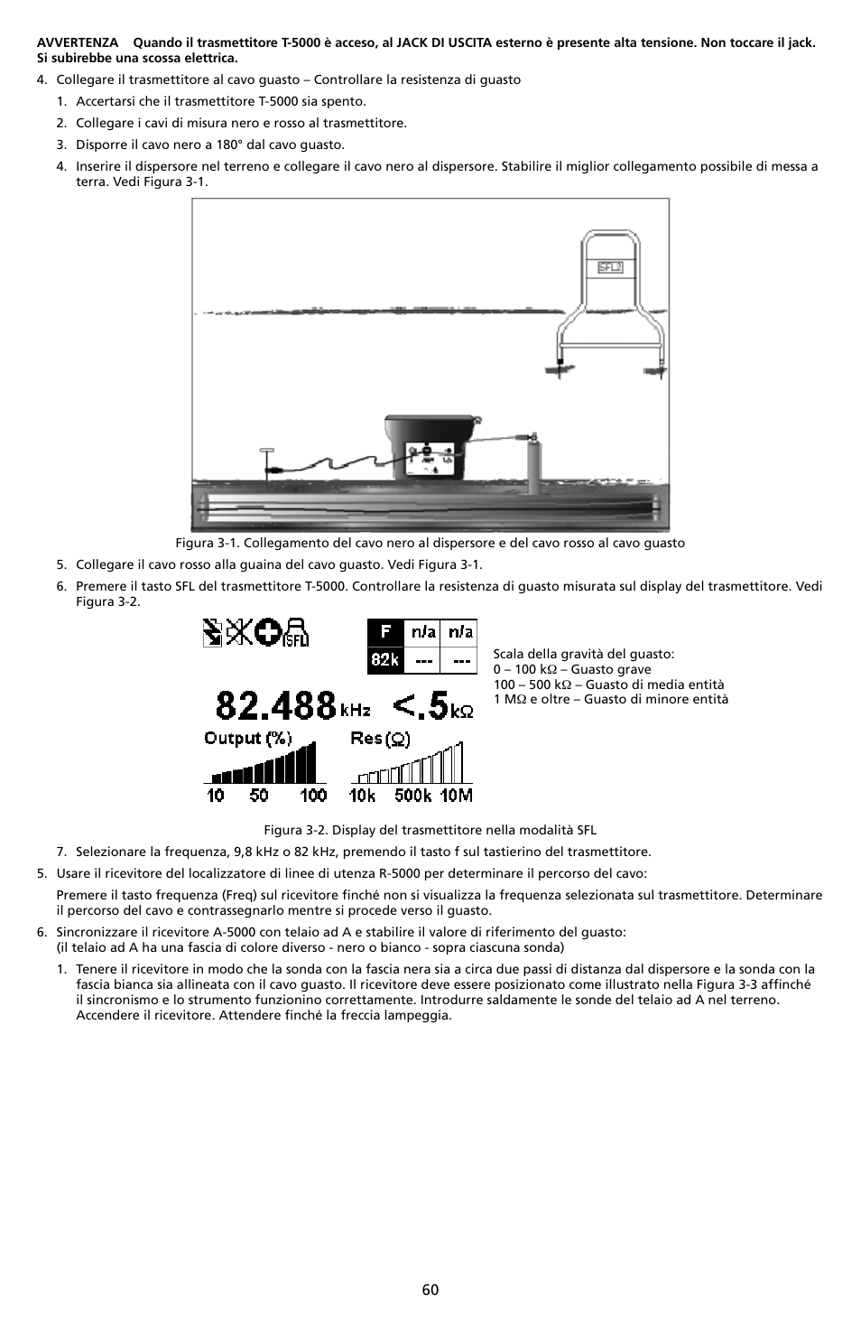Amprobe A-5000 Sheath Fault Locator User Manual | Page 62 / 110