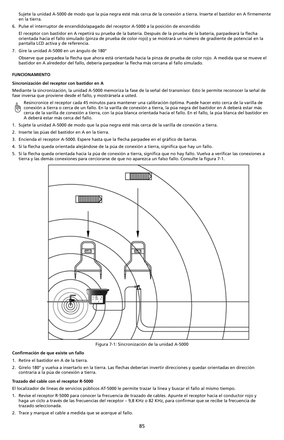 Amprobe A-5000 Sheath Fault Locator User Manual | Page 87 / 110