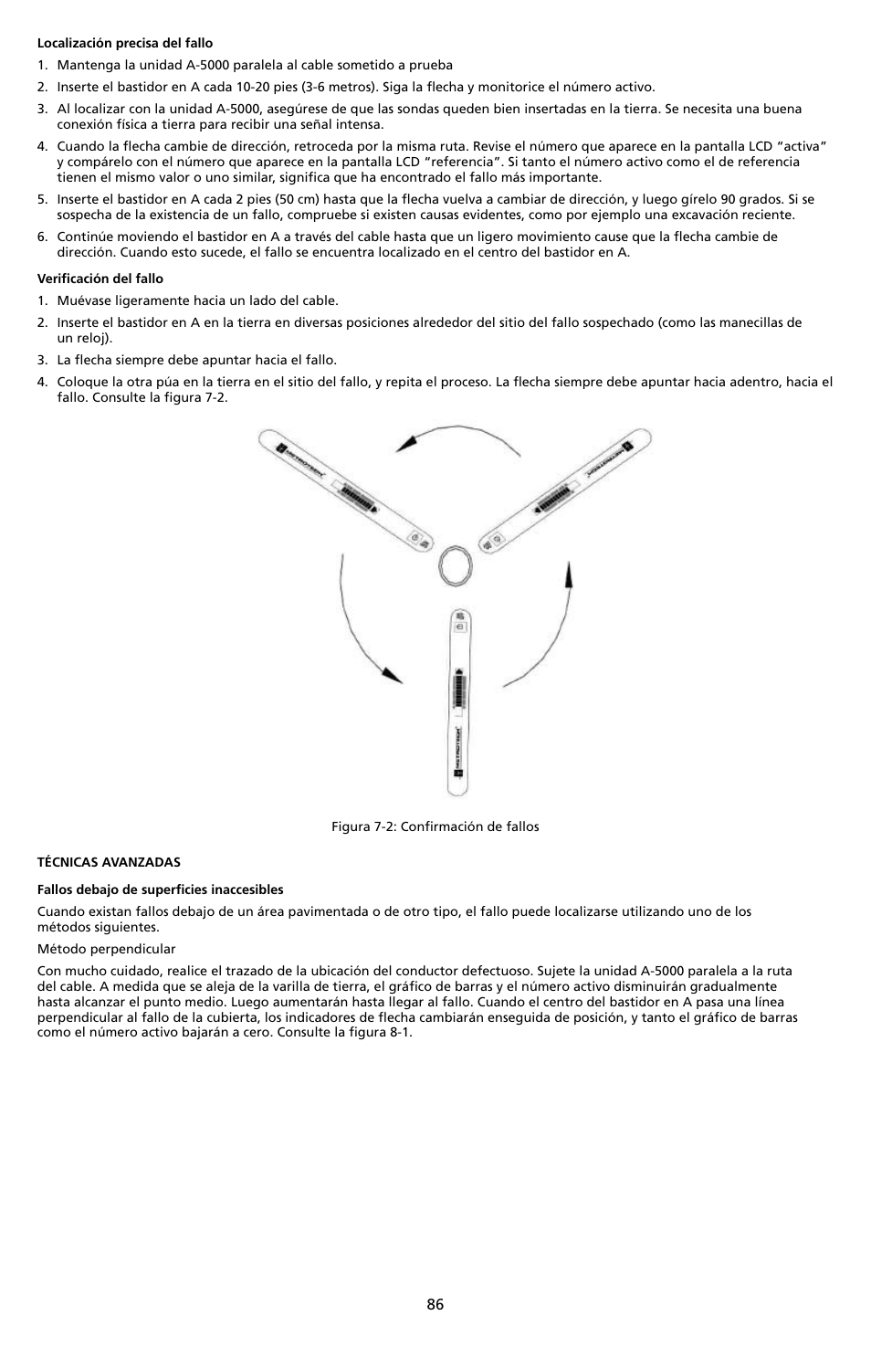 Amprobe A-5000 Sheath Fault Locator User Manual | Page 88 / 110