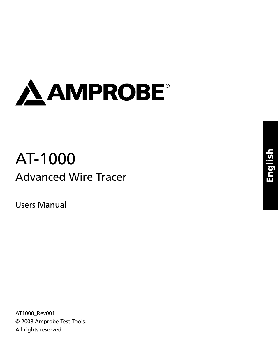 At-1000 | Amprobe AT-1000 Advanced-Wire-Tracer User Manual | Page 2 / 16