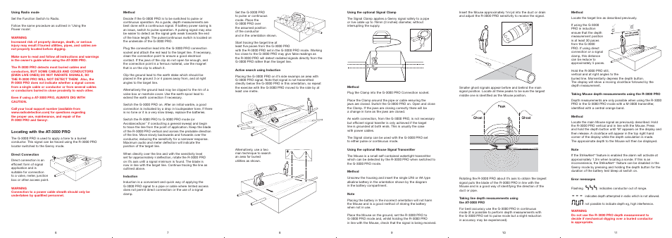 Amprobe AT-3000-PRO Underground-Wire-Pipe-Locator User Manual | Page 2 / 2