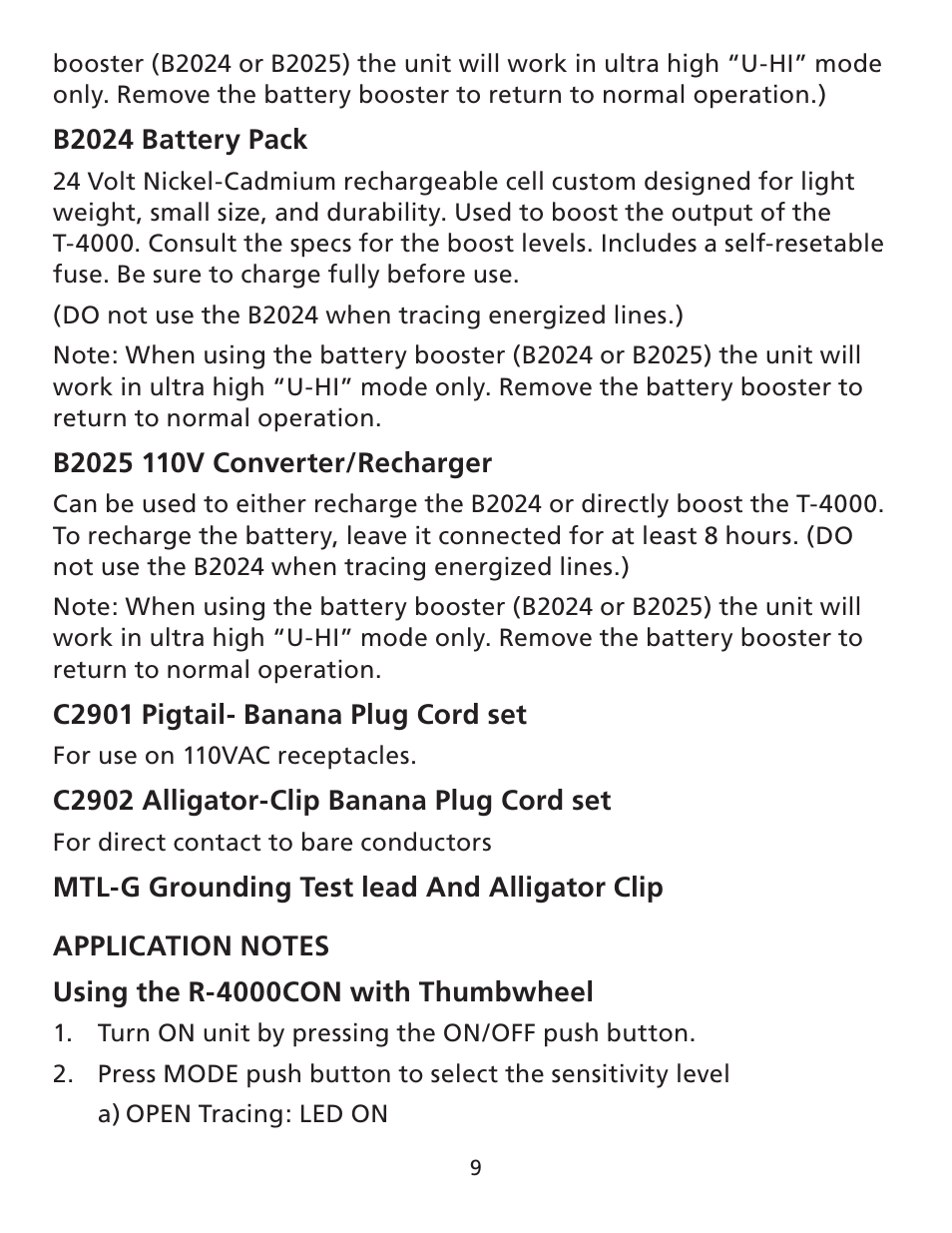 Amprobe AT-4000 Series Advanced-Wire-Tracer User Manual | Page 10 / 31