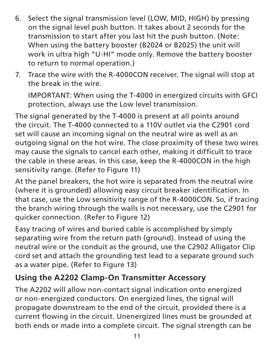 Amprobe AT-4000 Series Advanced-Wire-Tracer User Manual | Page 12 / 31