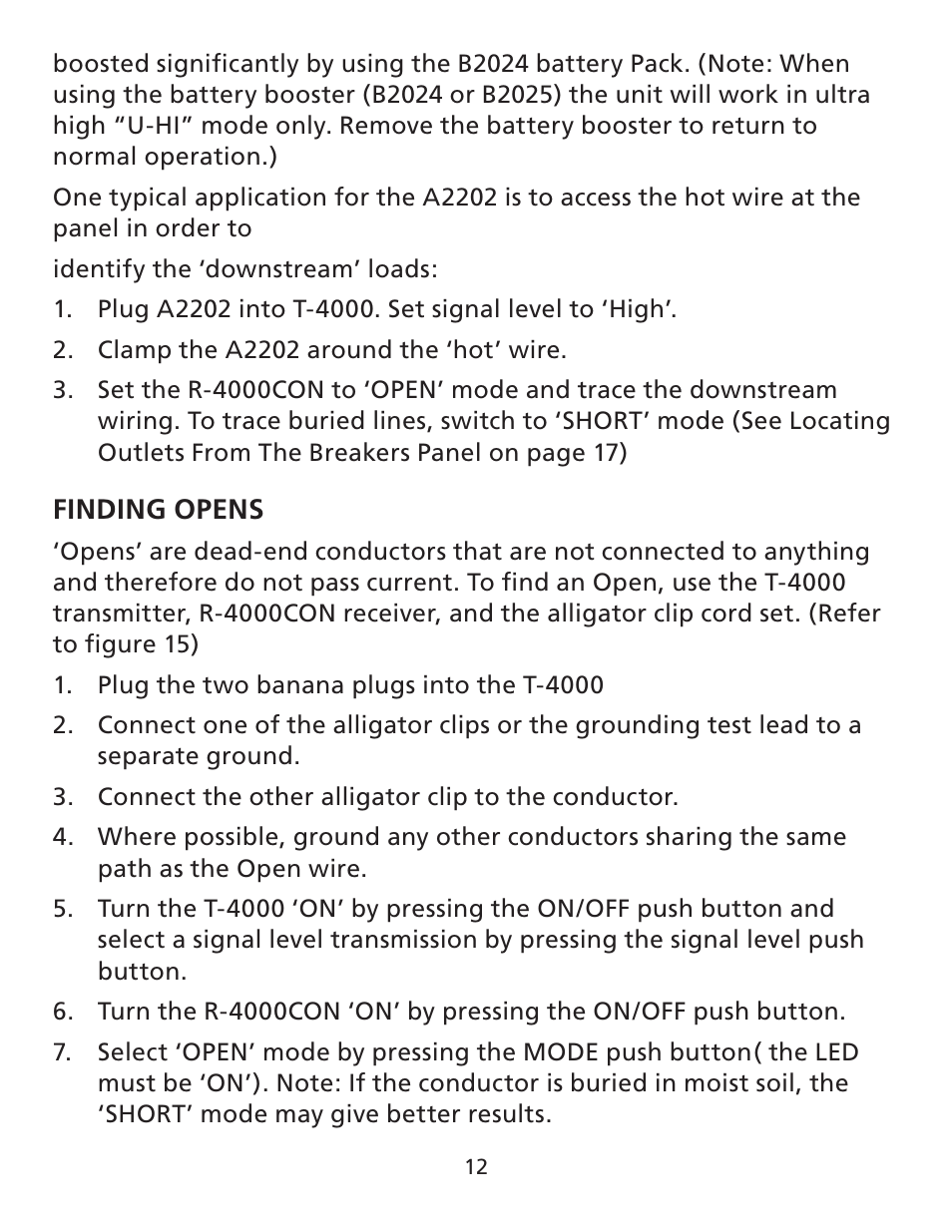 Amprobe AT-4000 Series Advanced-Wire-Tracer User Manual | Page 13 / 31