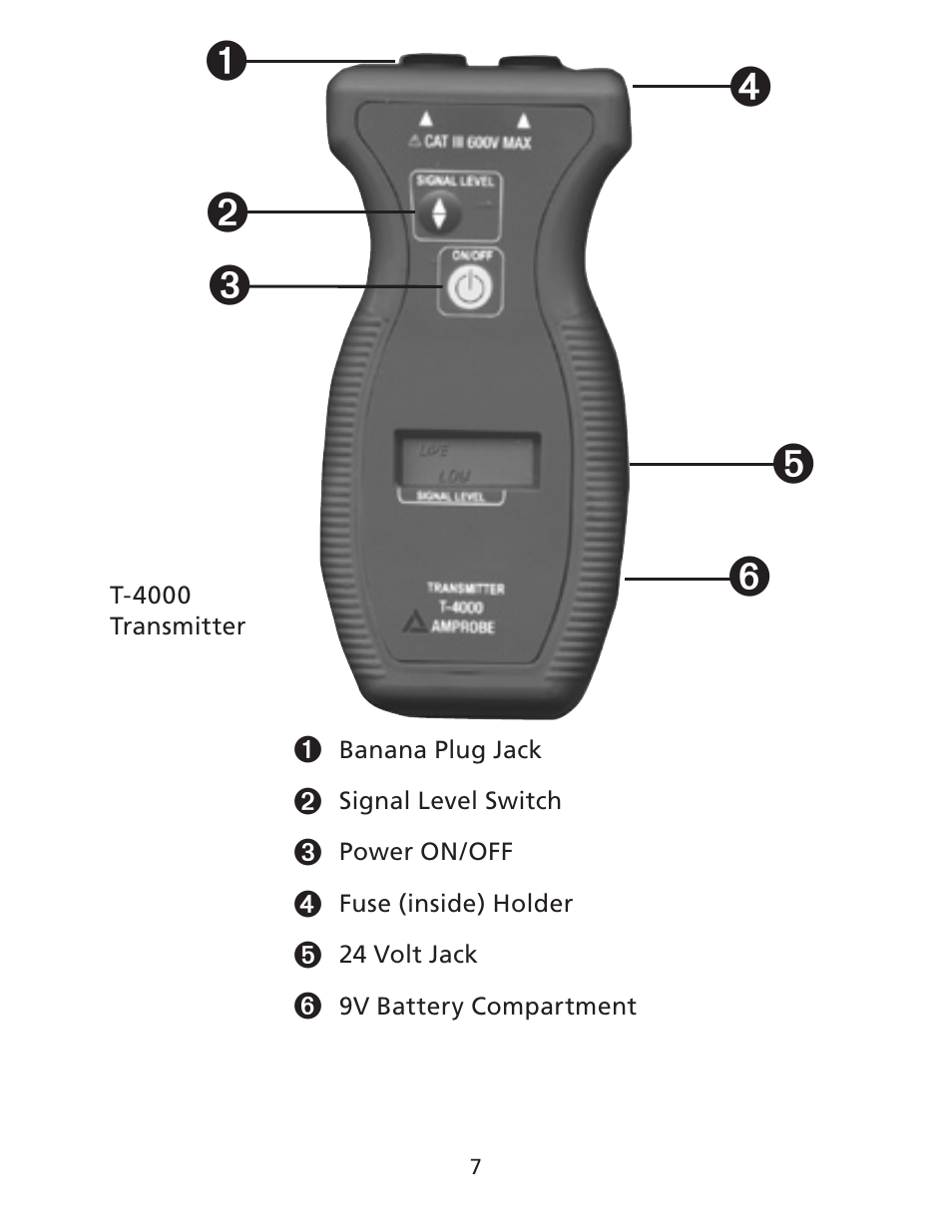 Amprobe AT-4000 Series Advanced-Wire-Tracer User Manual | Page 8 / 31