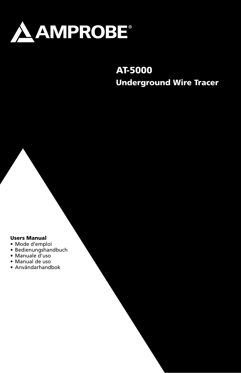 Amprobe AT-5000 Underground-Wire-Tracer User Manual | 256 pages