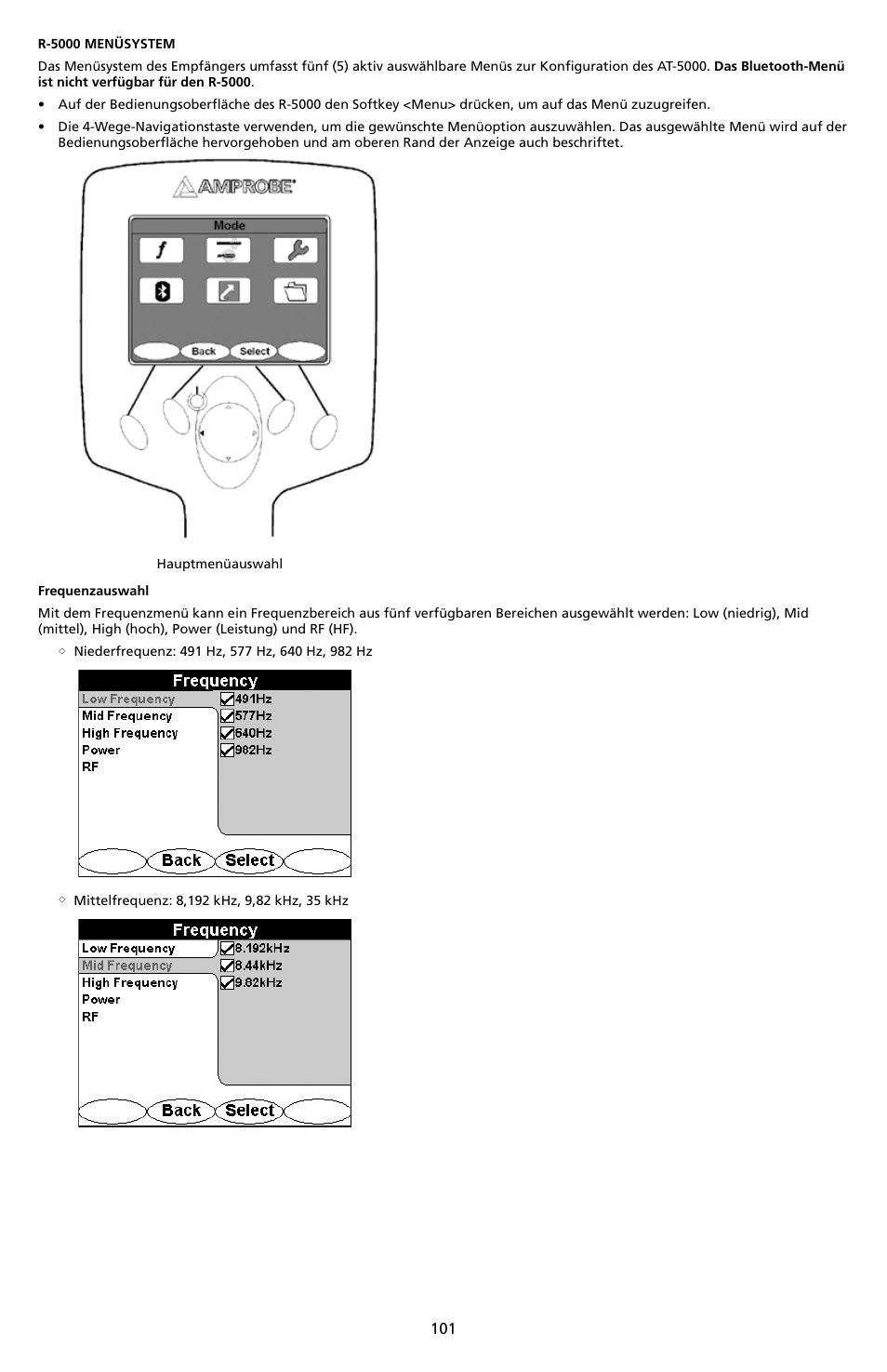 Amprobe AT-5000 Underground-Wire-Tracer User Manual | Page 103 / 256