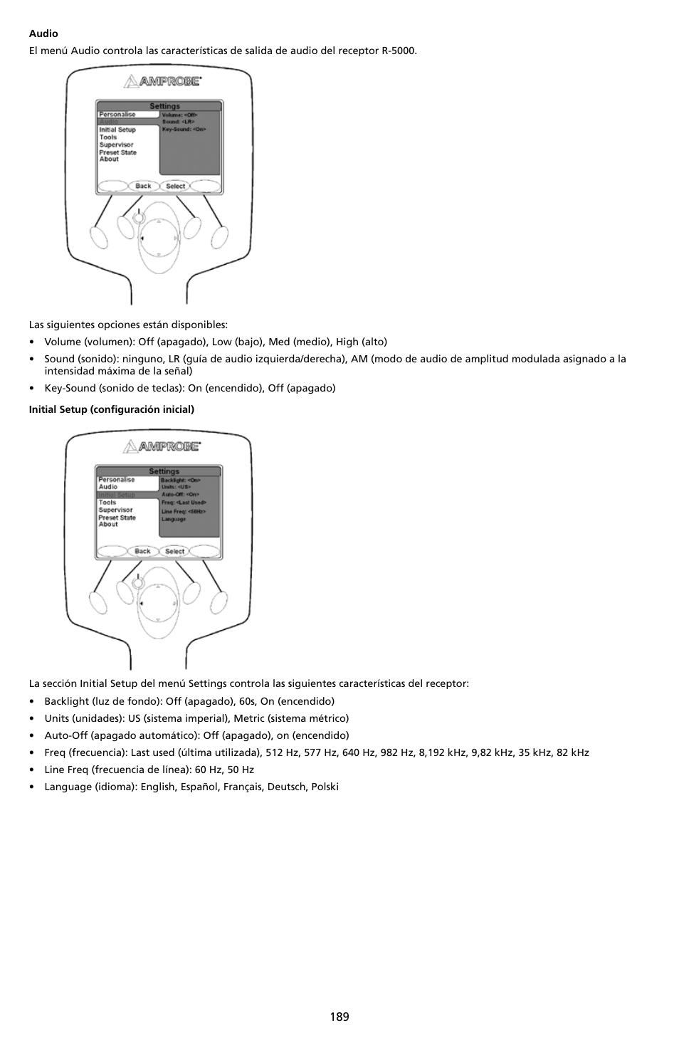 Amprobe AT-5000 Underground-Wire-Tracer User Manual | Page 191 / 256