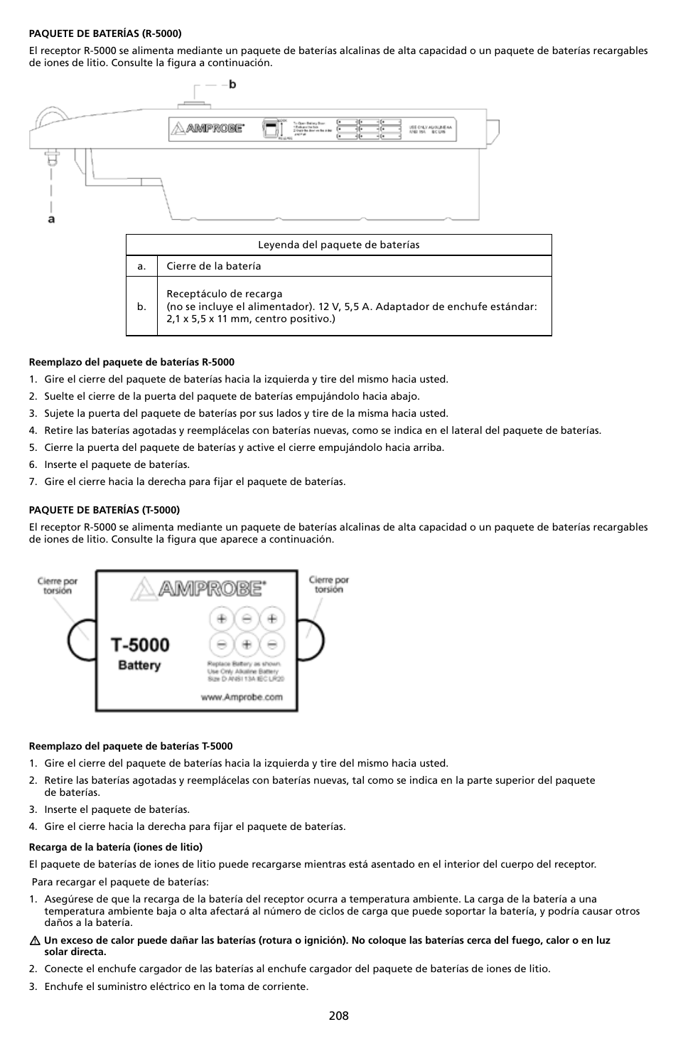 Amprobe AT-5000 Underground-Wire-Tracer User Manual | Page 210 / 256