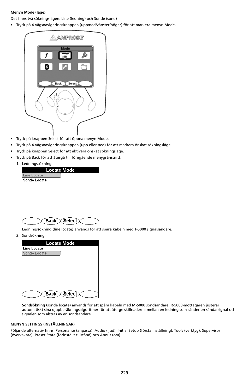 Amprobe AT-5000 Underground-Wire-Tracer User Manual | Page 231 / 256