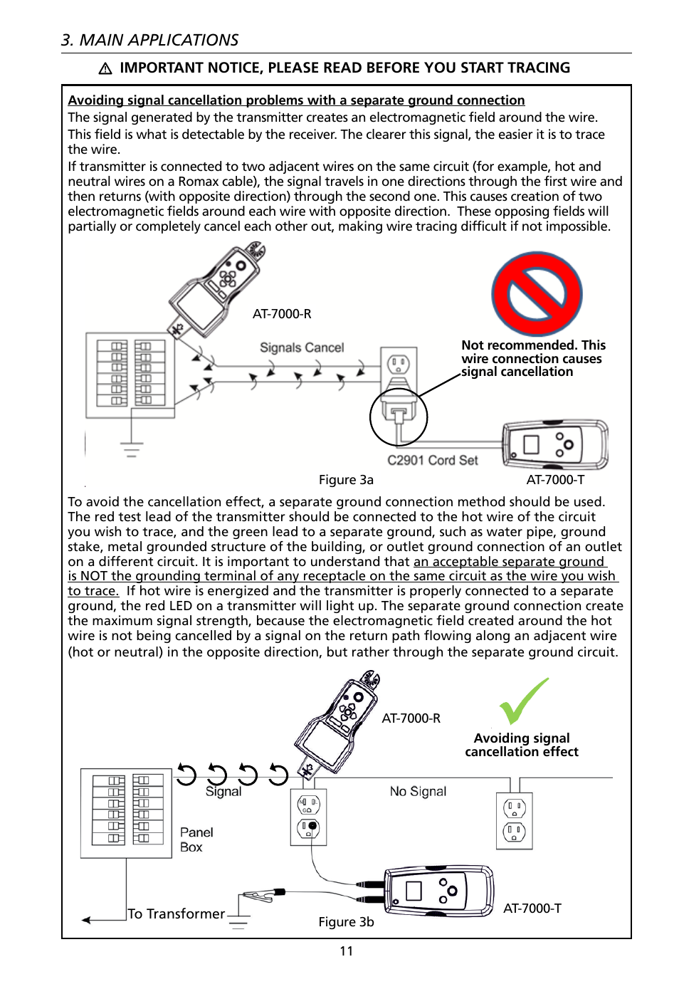 Main applications | Amprobe AT-7000 User Manual | Page 15 / 110