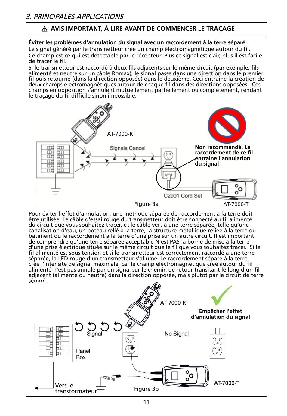 Principales applications | Amprobe AT-7000 User Manual | Page 51 / 110