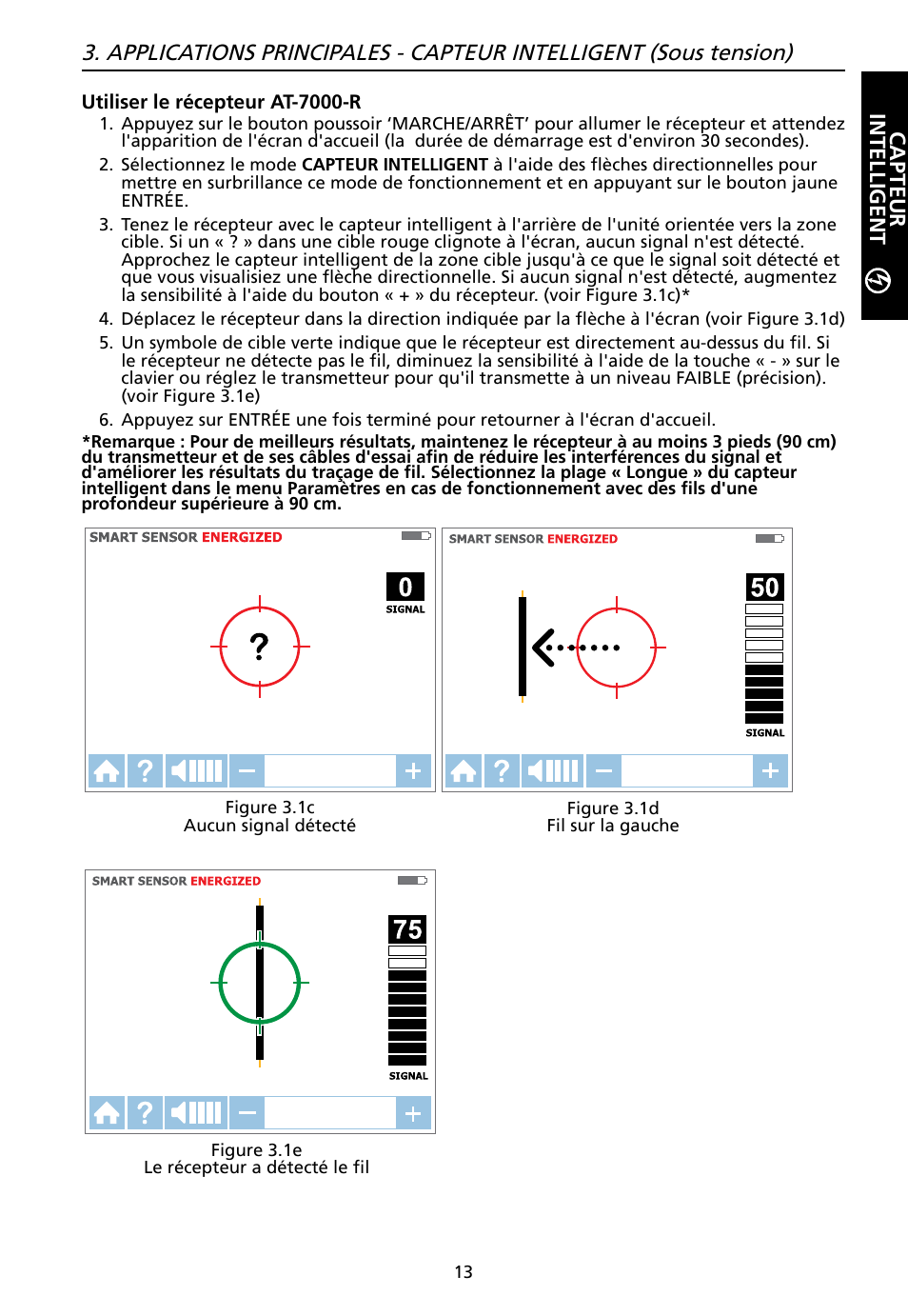 Capteur intelligent | Amprobe AT-7000 User Manual | Page 53 / 110