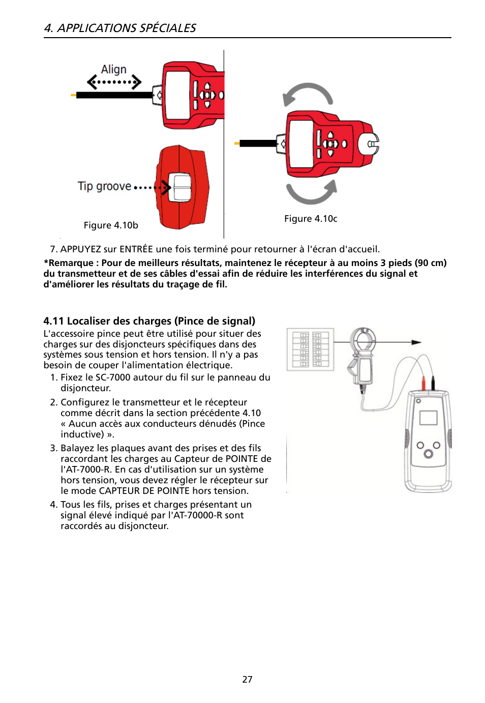 Applications spéciales | Amprobe AT-7000 User Manual | Page 67 / 110