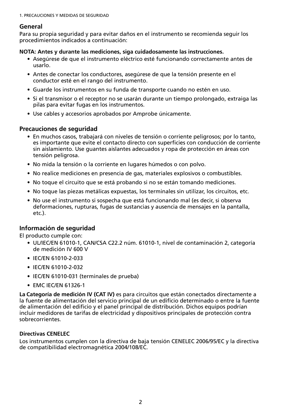 Amprobe AT-7000 User Manual | Page 78 / 110