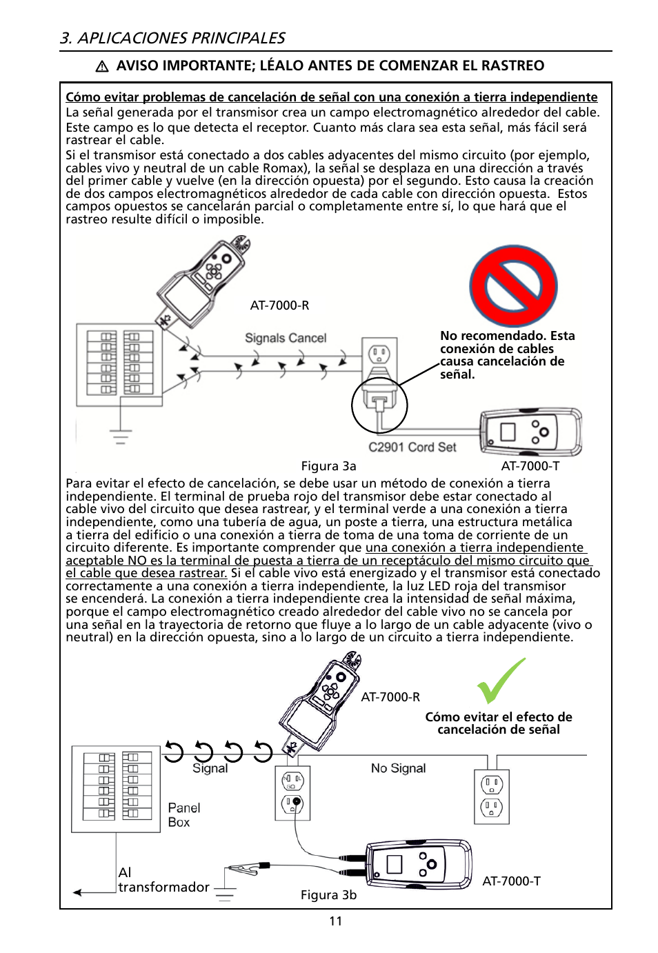 Aplicaciones principales | Amprobe AT-7000 User Manual | Page 87 / 110
