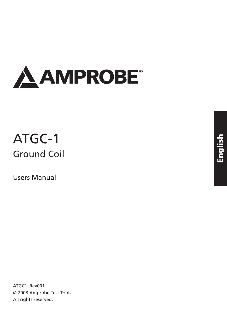 Atgc-1 | Amprobe ATGC-1 Ground-Coil User Manual | Page 2 / 12
