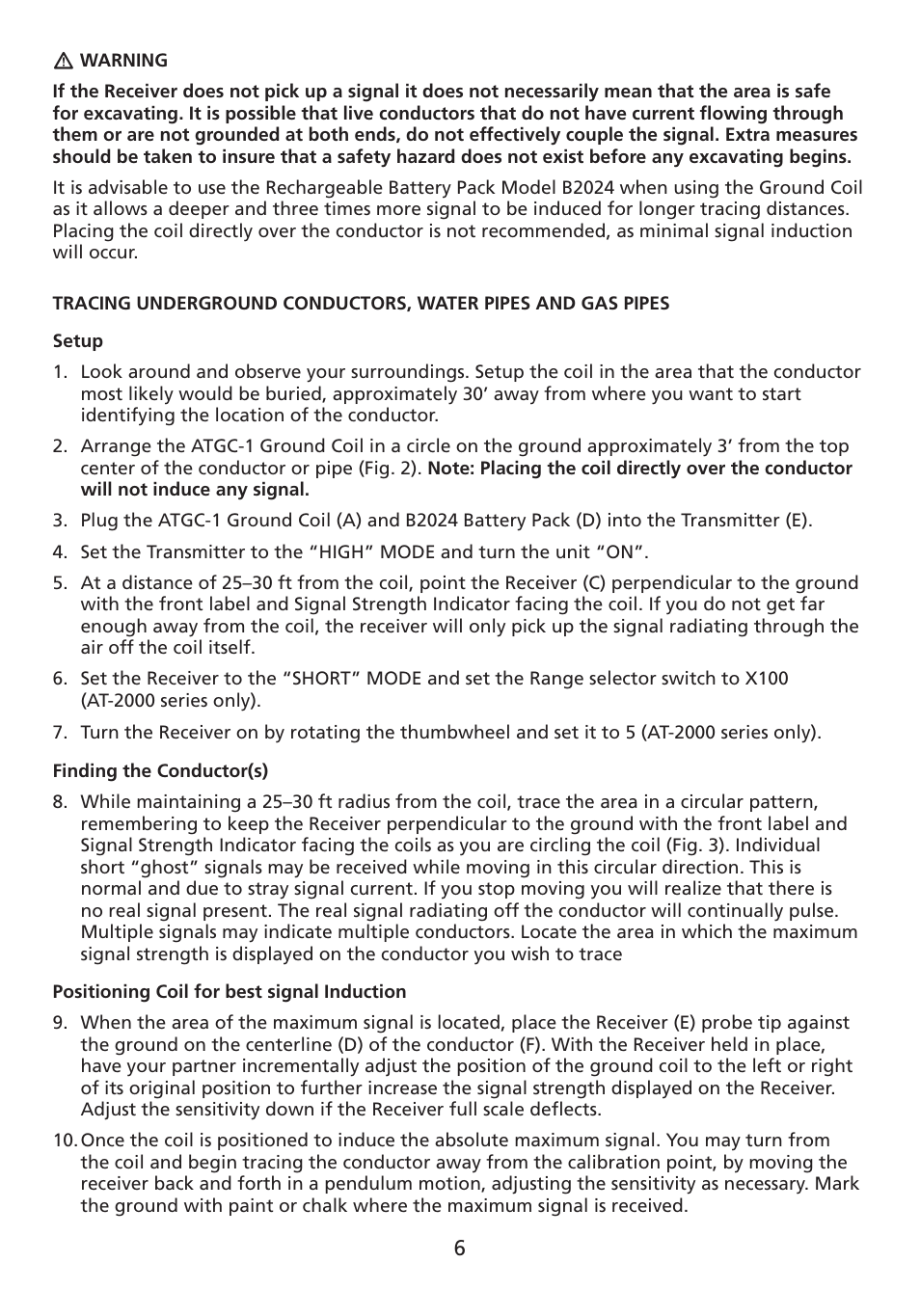 Amprobe ATGC-1 Ground-Coil User Manual | Page 7 / 12