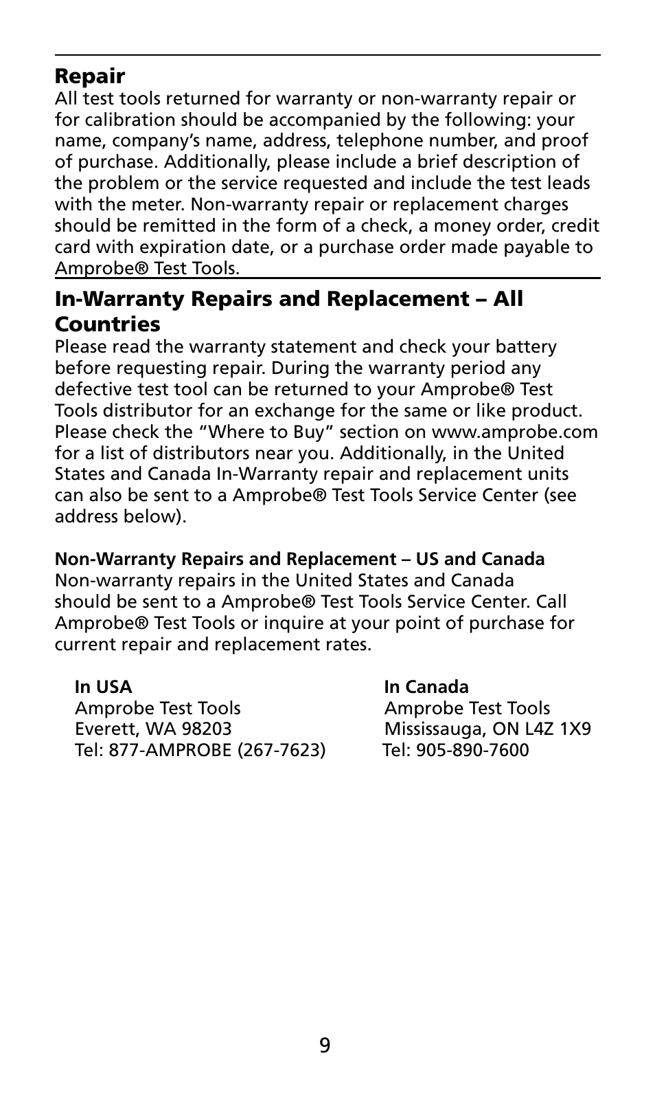 Amprobe ECB50A User Manual | Page 17 / 69