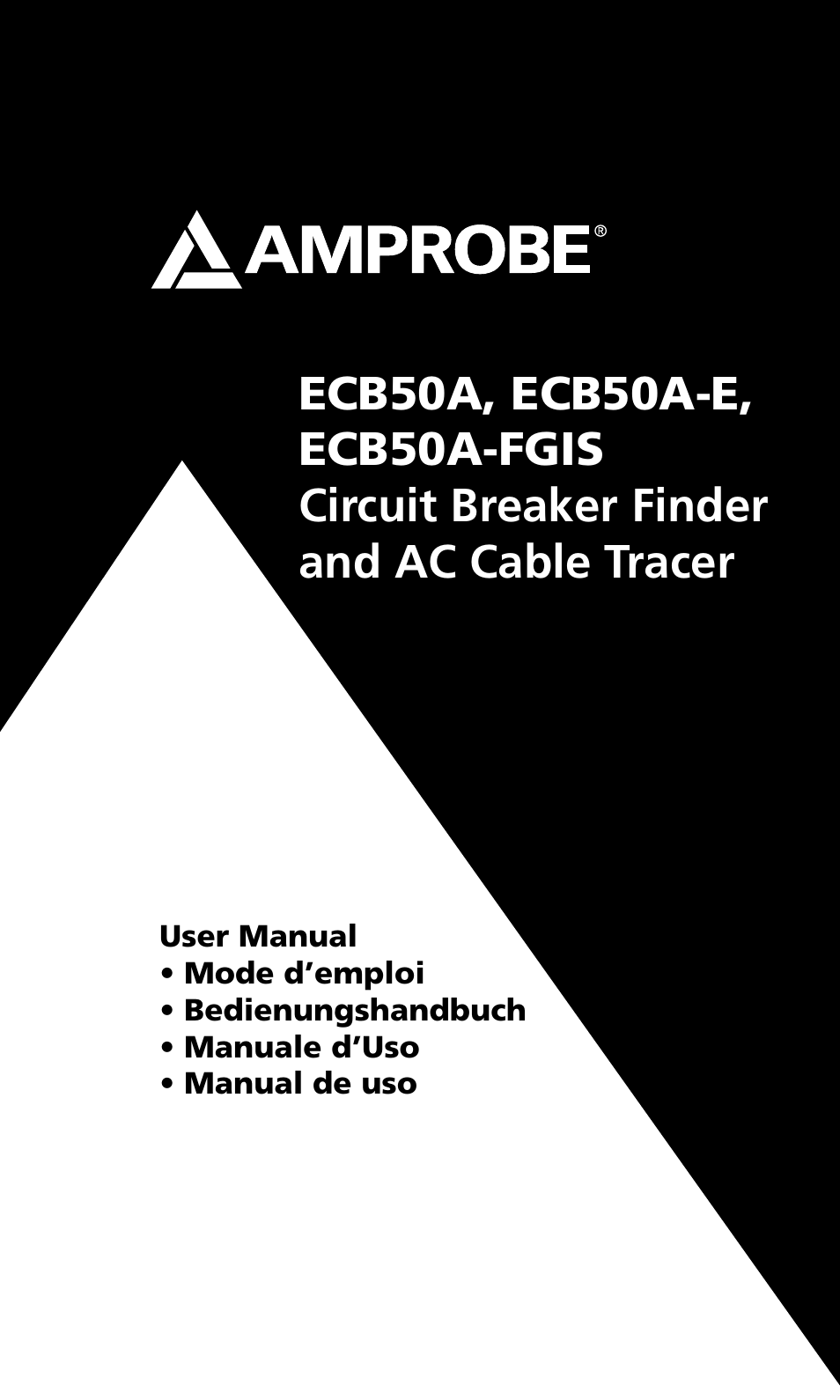Amprobe ECB50A User Manual | Page 3 / 69