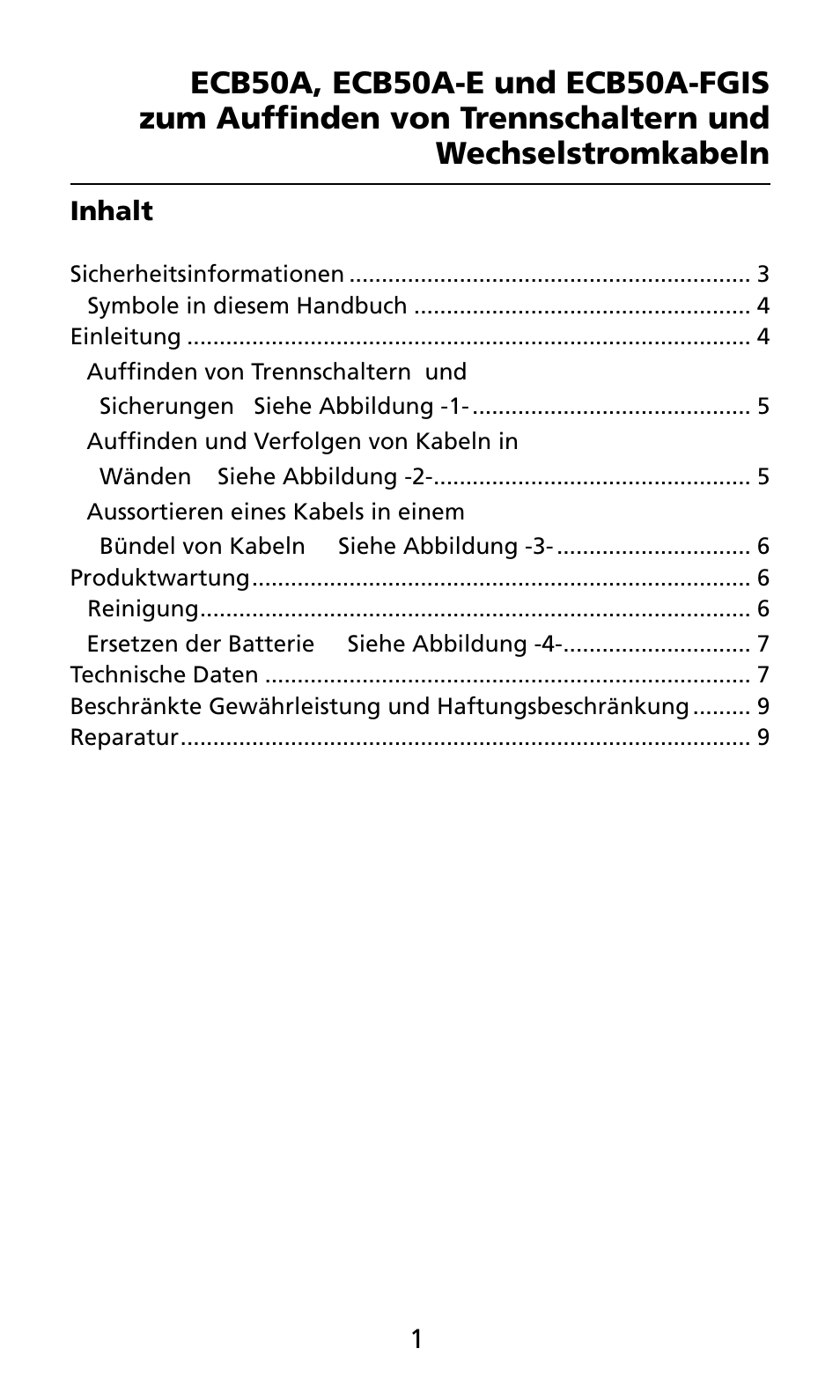 Amprobe ECB50A User Manual | Page 35 / 69