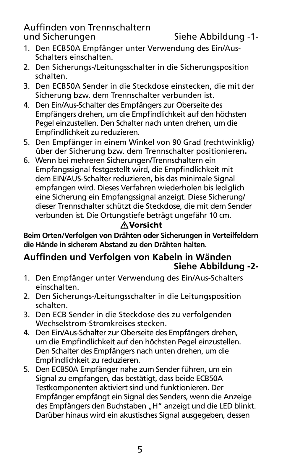 Amprobe ECB50A User Manual | Page 39 / 69