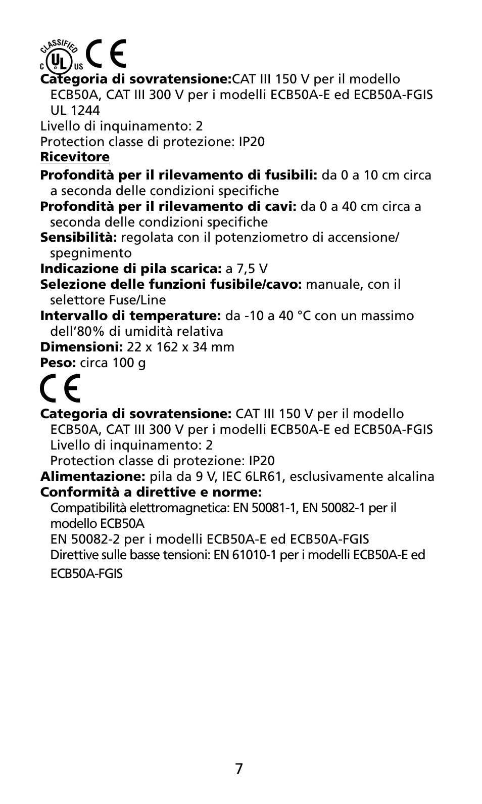 Amprobe ECB50A User Manual | Page 53 / 69