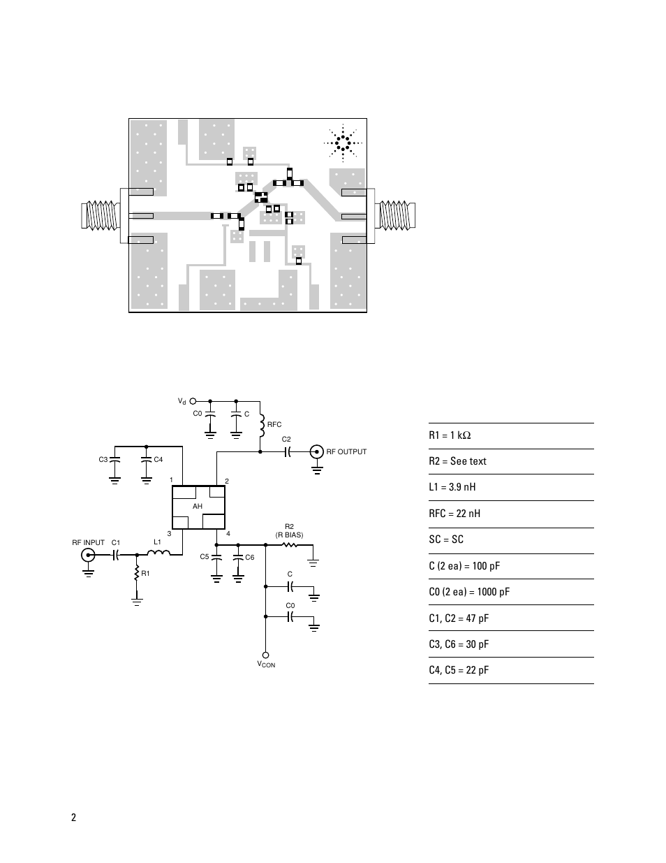 Avago Technologies MGA-725M4 User Manual | Page 2 / 4