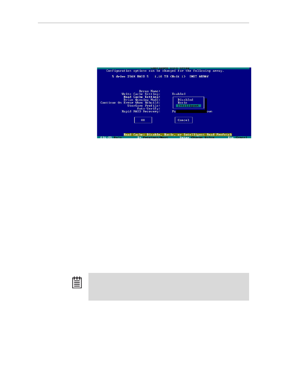 Enabling or disabling auto-verify for a unit | Avago Technologies 3ware SAS 9750-16i4e User Manual | Page 119 / 380