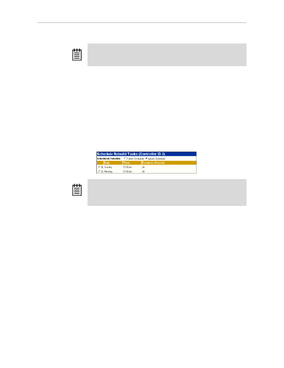 Selecting advanced or basic verify schedules | Avago Technologies 3ware SAS 9750-16i4e User Manual | Page 178 / 380