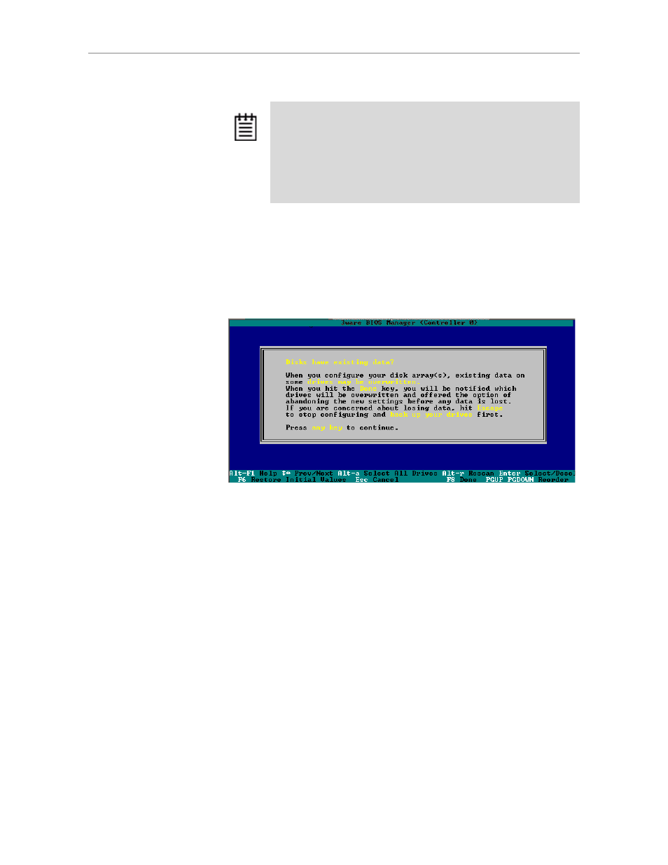 Exiting the 3bm configuration utility | Avago Technologies 3ware SAS 9750-16i4e User Manual | Page 48 / 380