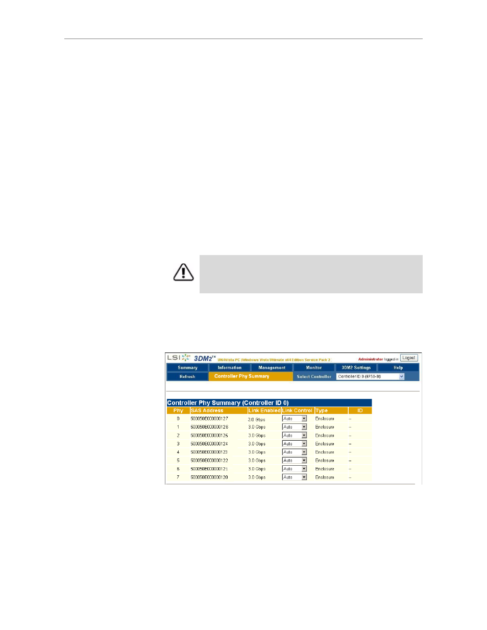 Changing the phy link speed | Avago Technologies 3ware SAS 9750-16i4e User Manual | Page 89 / 380