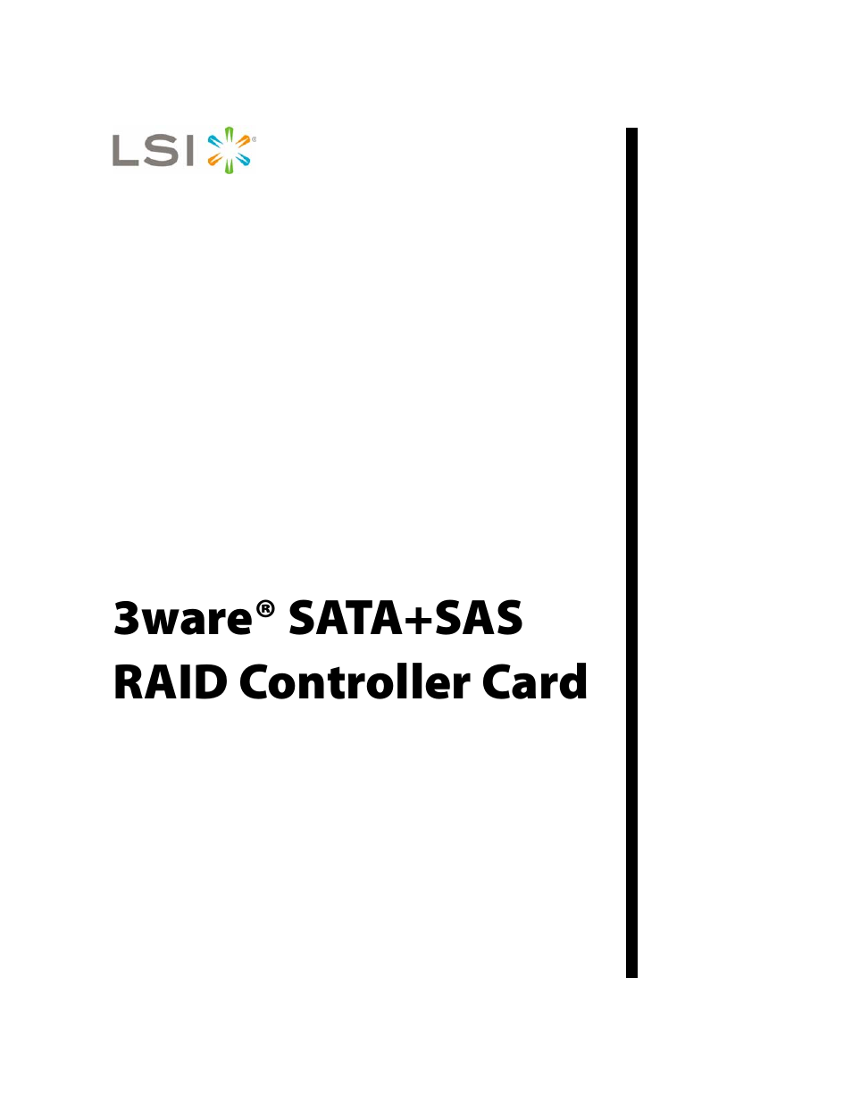 Avago Technologies 3ware SAS 9750-4i User Manual | 149 pages